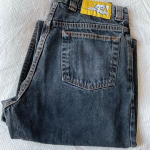 Polar Skate Co., 93! Denim Jeans, Washed Black, 30 x 30